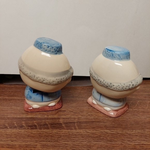 Vintage* 2 Ceramic Coin Slot Bauble Head Dolls - Picture 3 of 6